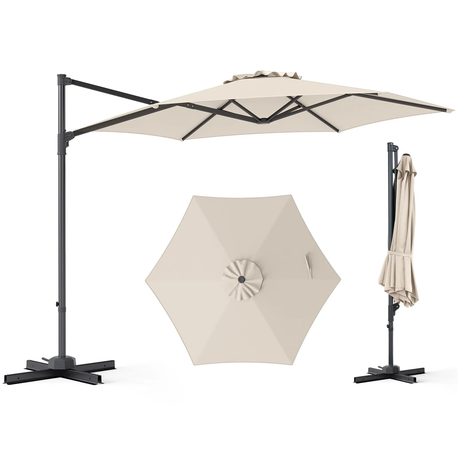 Tangkula 10FT Patio Umbrella Offset Cantilever Outdoor Umbrella - Product image 11