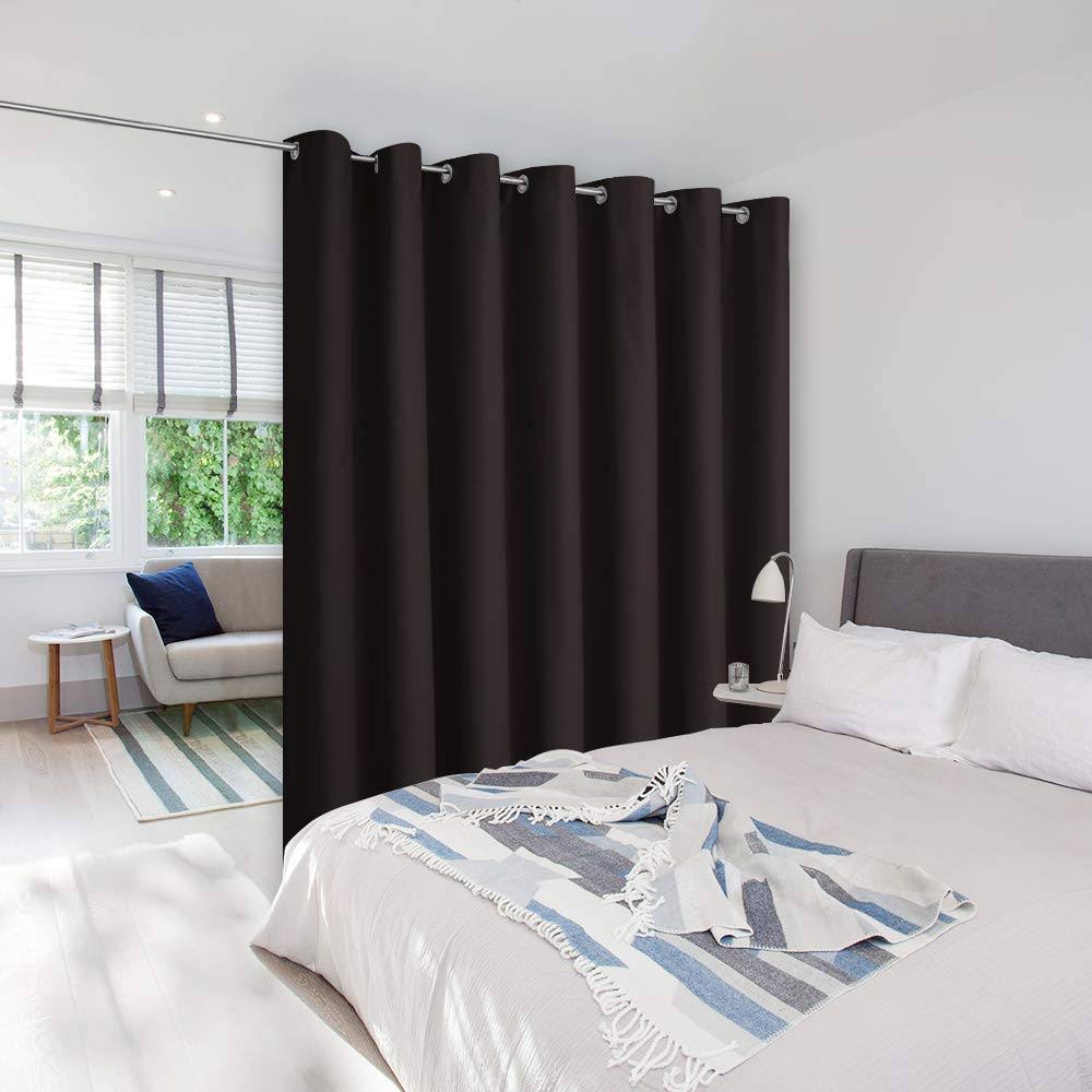 NICETOWN Room Dividers Curtain Screen Partitions, Patio Sliding Door Curtain, Wi - Product image 1