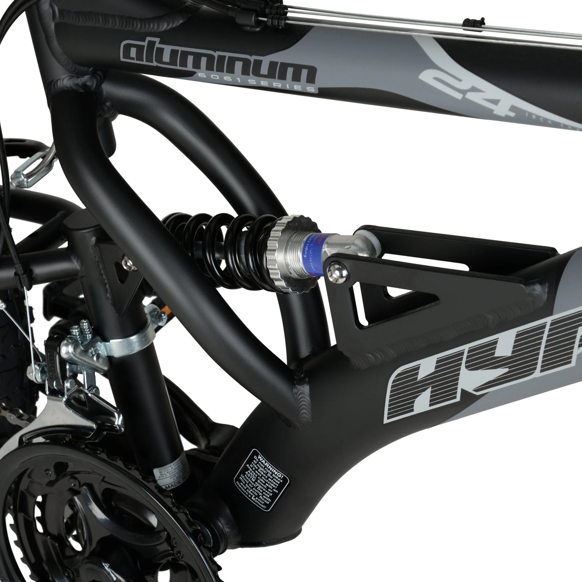 24" Hyper Bicycles Havoc Mountain Bike, Youth/Adult, Recommended Ages 10 - 14 Years Old, Black - Product image 12